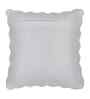 White Cotton Textured 16X16 Inches Cushion Covers (Pack of 5)