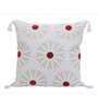 White Cotton Woven 18 x 18 Inches  5 Cushion Covers