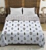 White Cotton Traditional 120 GSM 1 Double Bed Dohar