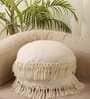 White Traditional Cotton 16 x 16 Inches Cushion Covers (Set of 2)