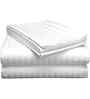 White Cotton1  Queen Bedsheet with 2 Pillow Covers