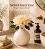 White Decorative Metal Vase