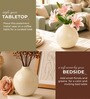White Decorative Metal Vase