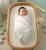 Cream Dotted Bean Blanket Luxuriously Soft and Cozy Baby Blanket