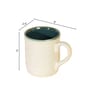 Dove White  Ceramic (Set of 6) Tea Cups