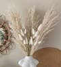 Dried White Artificial Bunch