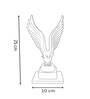 White Eagle With Square Marble Base