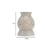 White Electric Oil Warmer with 4 Assorted Fragrance Oils