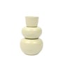 White Elegant Metal Vase