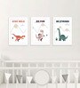 White Engineered Wood (Set of 3) Art Panels