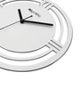 Aida White Engineered Wood Wall Clock