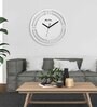 Aida White Engineered Wood Wall Clock