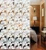 White Engineered Wood Hanging Wood Divider