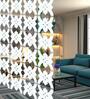 White Engineered Wood Hanging Wood Divider