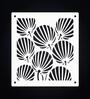 White Engineered Wood Hanging Wood Divider