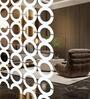 White Engineered Wood Hanging Wood Divider