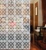White Engineered Wood Hanging Wood Divider