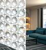 White Engineered Wood Hanging Wood Divider