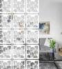 White Engineered Wood Hanging Wood Divider