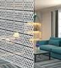 White Engineered Wood Hanging Wood Divider