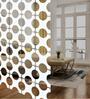 White Engineered Wood Hanging Wood Divider