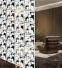 White Engineered Wood Hanging Wood Divider