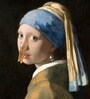 BLUE HEADBAND GIRL FUNNY BATHROOM HD Poster With White Frame, 12.5   17.3 Inches
