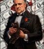 GOD FATHER HD Poster With White Frame, 12.5   17.3 Inches