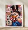 MONEY LOVE HD Poster With White Frame, 12.5   17.3 Inches