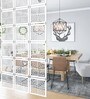 White Engineered Wood Ashley Set Of 12 Hanging Room Divider