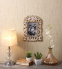 White Engineered Wood Wall Wooden Carved Rectangle Photo Frame