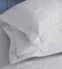 White Ethnic Motifs 300 TC Cotton King Size Bed Sheet with 2 Pillow Covers 24 Collection