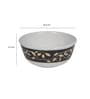 White Ethnic Motifs Melamine 18 Pcs Dinner Sets