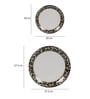 White Ethnic Motifs Melamine 18 Pcs Dinner Sets