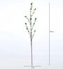 White Fabric Cherry Blossom Flower Sticks Artificial Flowers