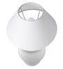 Ciaro White Fabric Shade Night Lamp With Ceramic Base