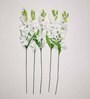 White Fabric Orchids Artificial Flowers