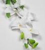 White Fabric Orchids Artificial Flowers