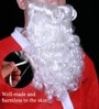 White Fabric Santa Claus Beard