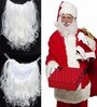 White Fabric Santa Claus Beard
