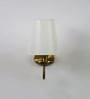 White Fabric Shade Wall Lamp