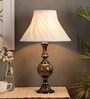 White Fabric Table Lamp