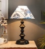 White Fabric Table Lamp
