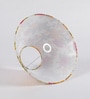 Petunia White Fabric Printed Lampshade