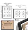White Fibre Decorative Collage Photo Frames