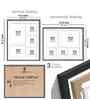 White Fibre Decorative Collage Photo Frames