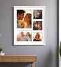 White Fibre Decorative Collage Photo Frames