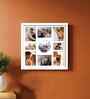 White Fibre Decorative Collage Photo Frames