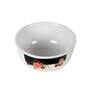 Floral 40 Pcs Black & White Melamine Dinnerware Set