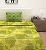 White Floral 144 TC Cotton 3 Pieces Bedding Set Sense Rosy Collection